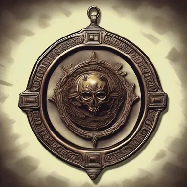 In the horror story, the cursed ammino talisman brought forth supernatural entities and unleashed chaos upon the world.