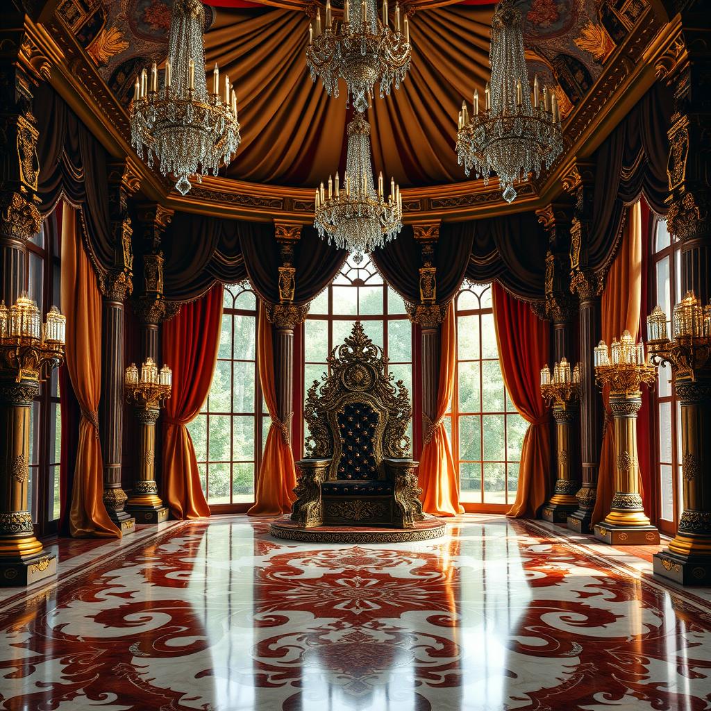 Step into Luxury: The Grand Royal Throne Room