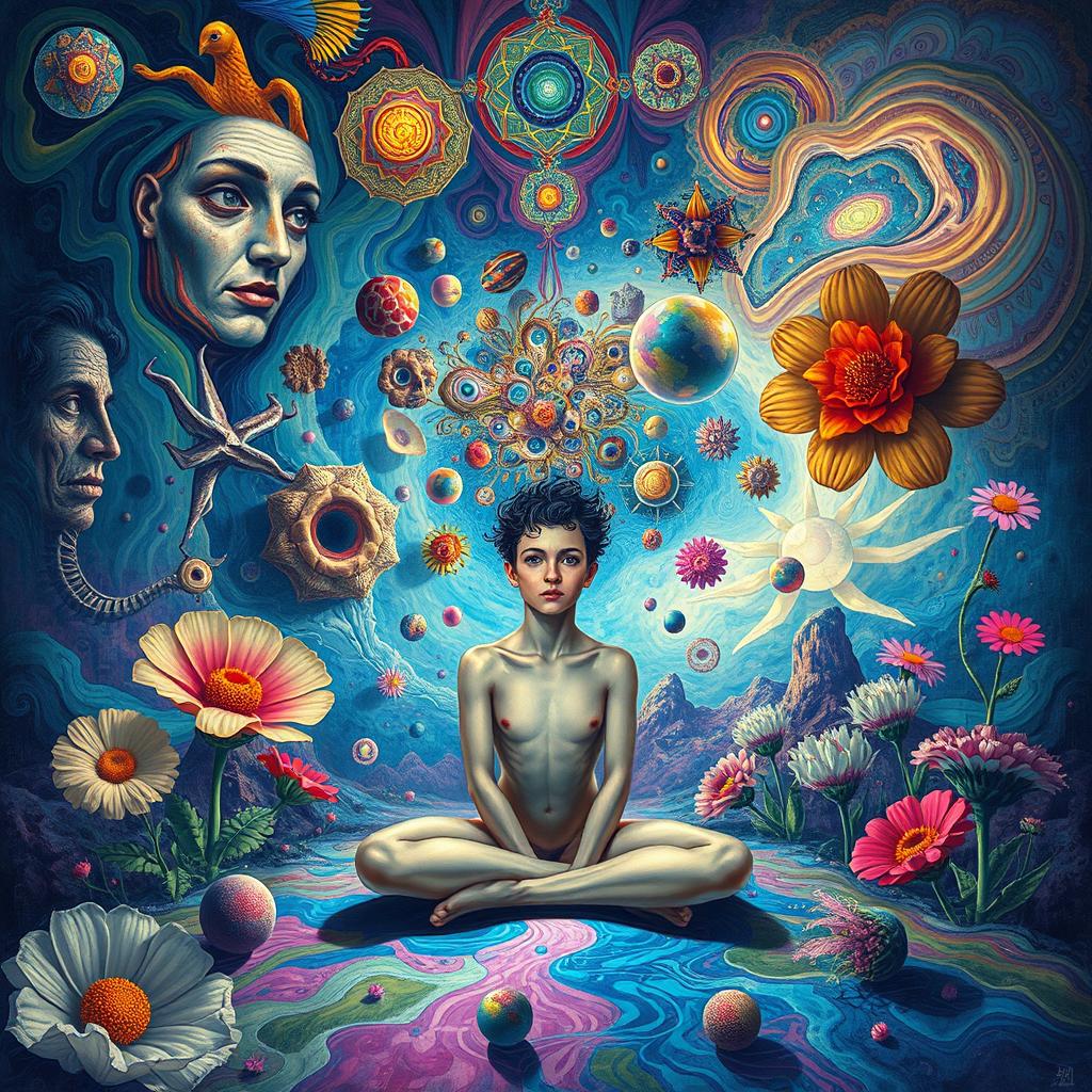 Dive into the Surreal: LSD Hallucinations Unleashed