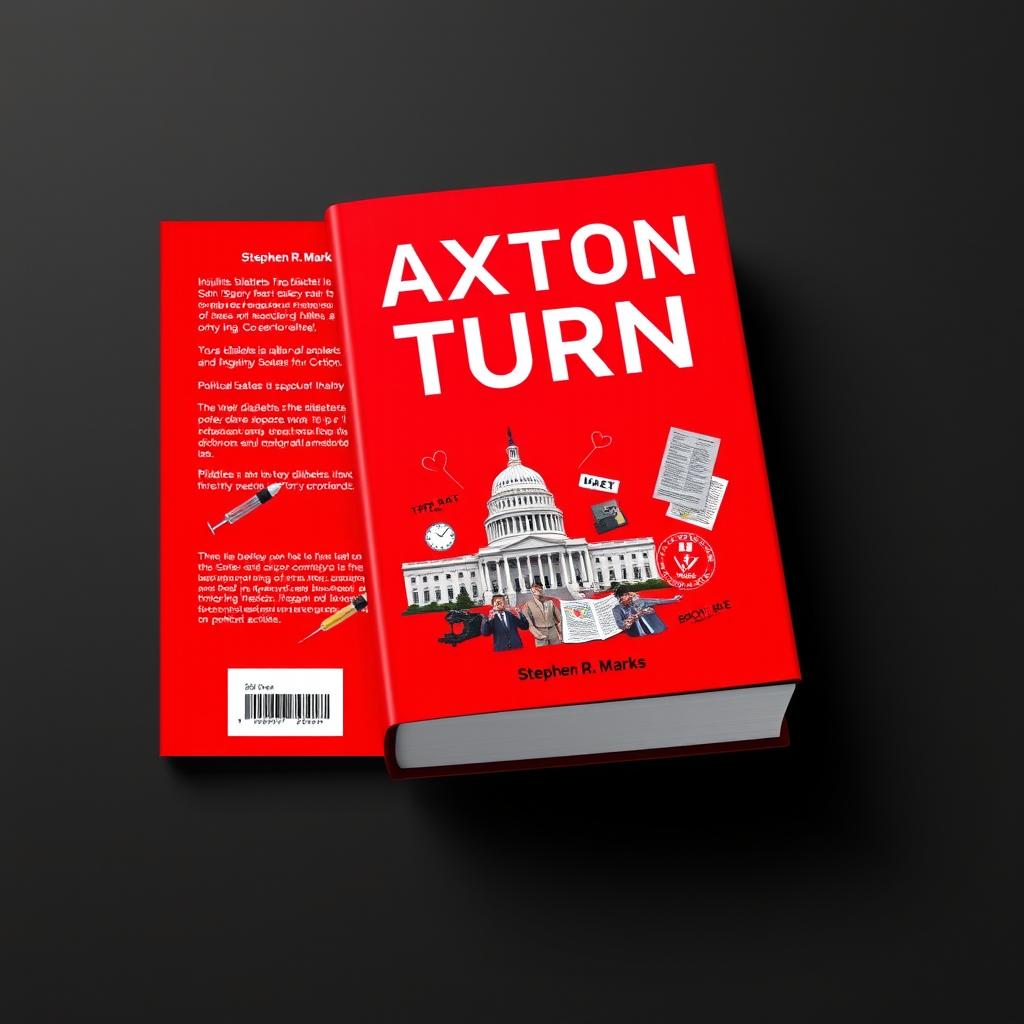 A modern, sleek book cover for 'Braxton's Turn' by Stephen R
