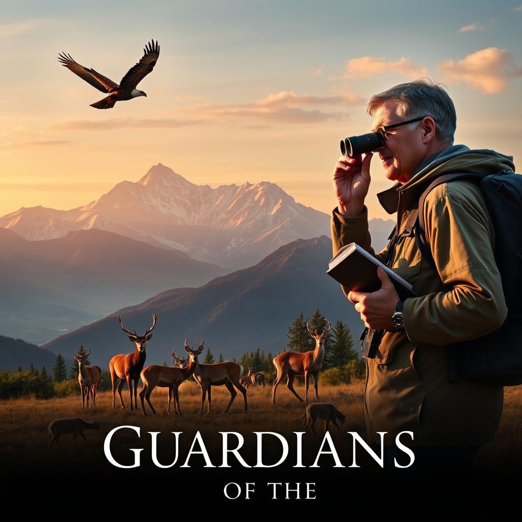 A realistic documentary movie poster that captures the essence of nature and conservation