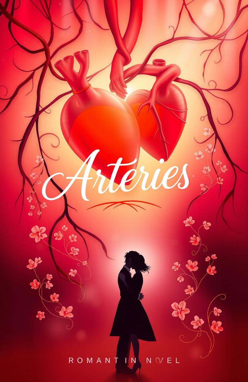Book cover for a romantic novel titled 'Arteries'