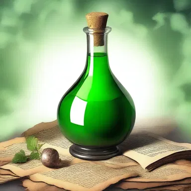 The magical potion was ammoniated, giving it extraordinary powers in the fantasy novel.