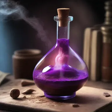 The magical potion was ammoniated, giving it extraordinary powers in the fantasy novel.