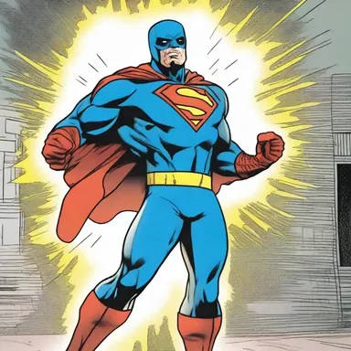 The superhero's enemy attacked with an ammoniated gas, temporarily blinding the hero in the comic book series.