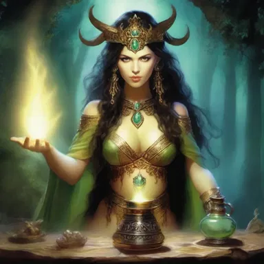 According to ancient mythology, the enchantress cast a spell using an ammoniated potion to transform the hero into a mythical creature.