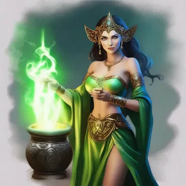 According to ancient mythology, the enchantress cast a spell using an ammoniated potion to transform the hero into a mythical creature.