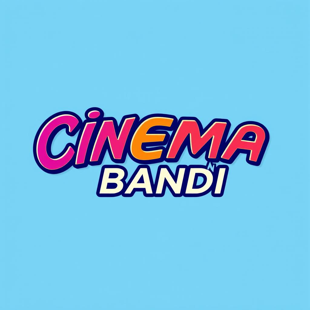 A creative logo design for the brand 'Cinema Bandi'