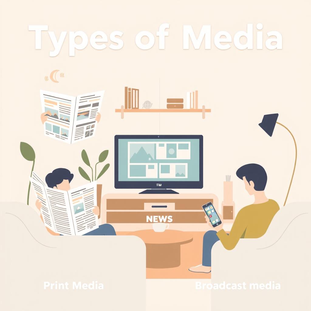 Explore the Three Types of Media: Print, Broadcast, and New