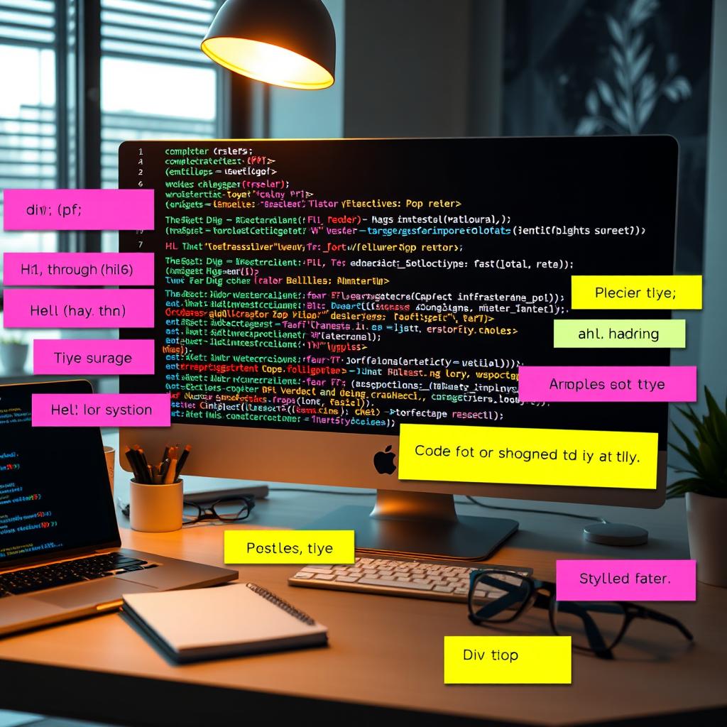 A detailed guide showcasing HTML code formatting techniques