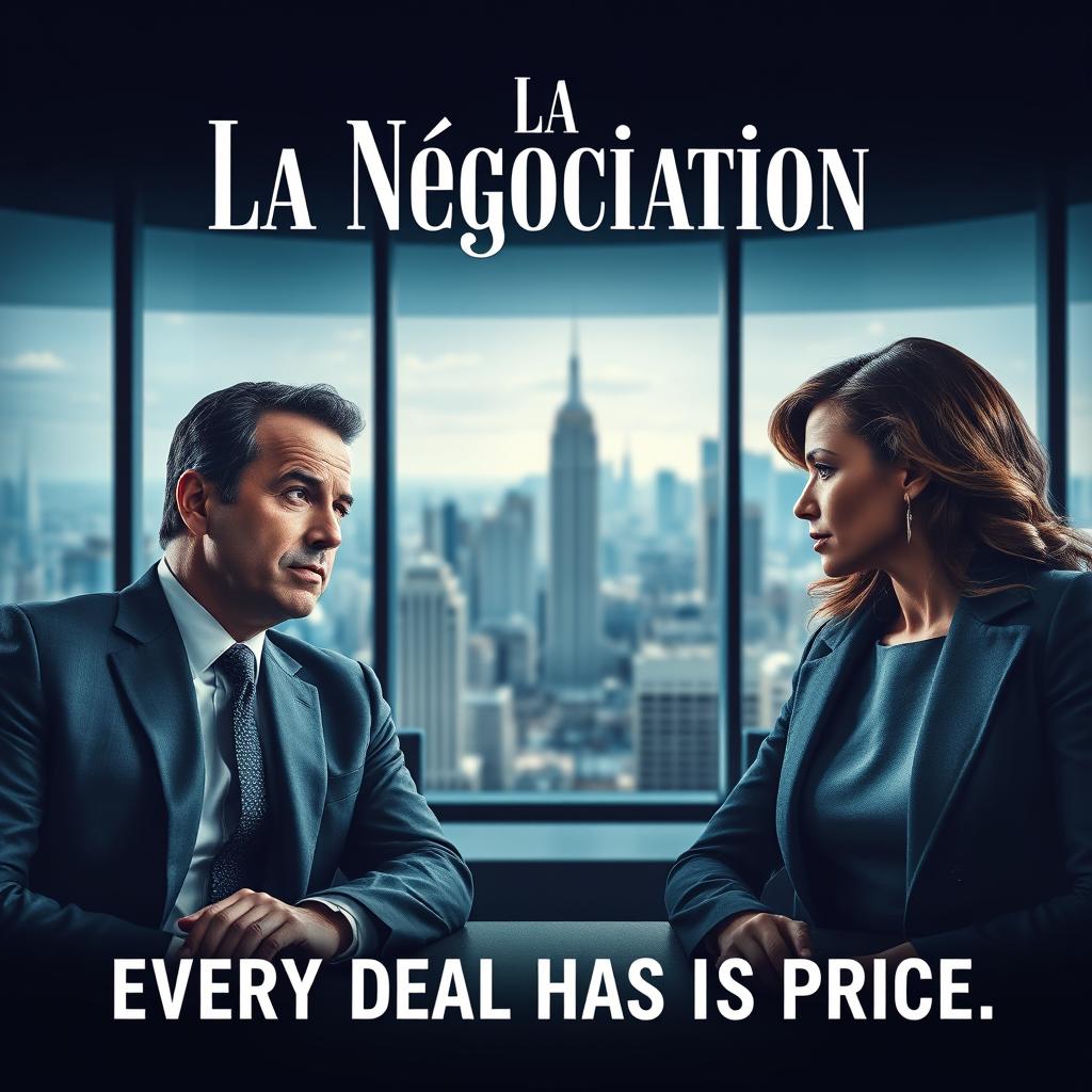 An intriguing movie poster for the film titled 'La Négociation'