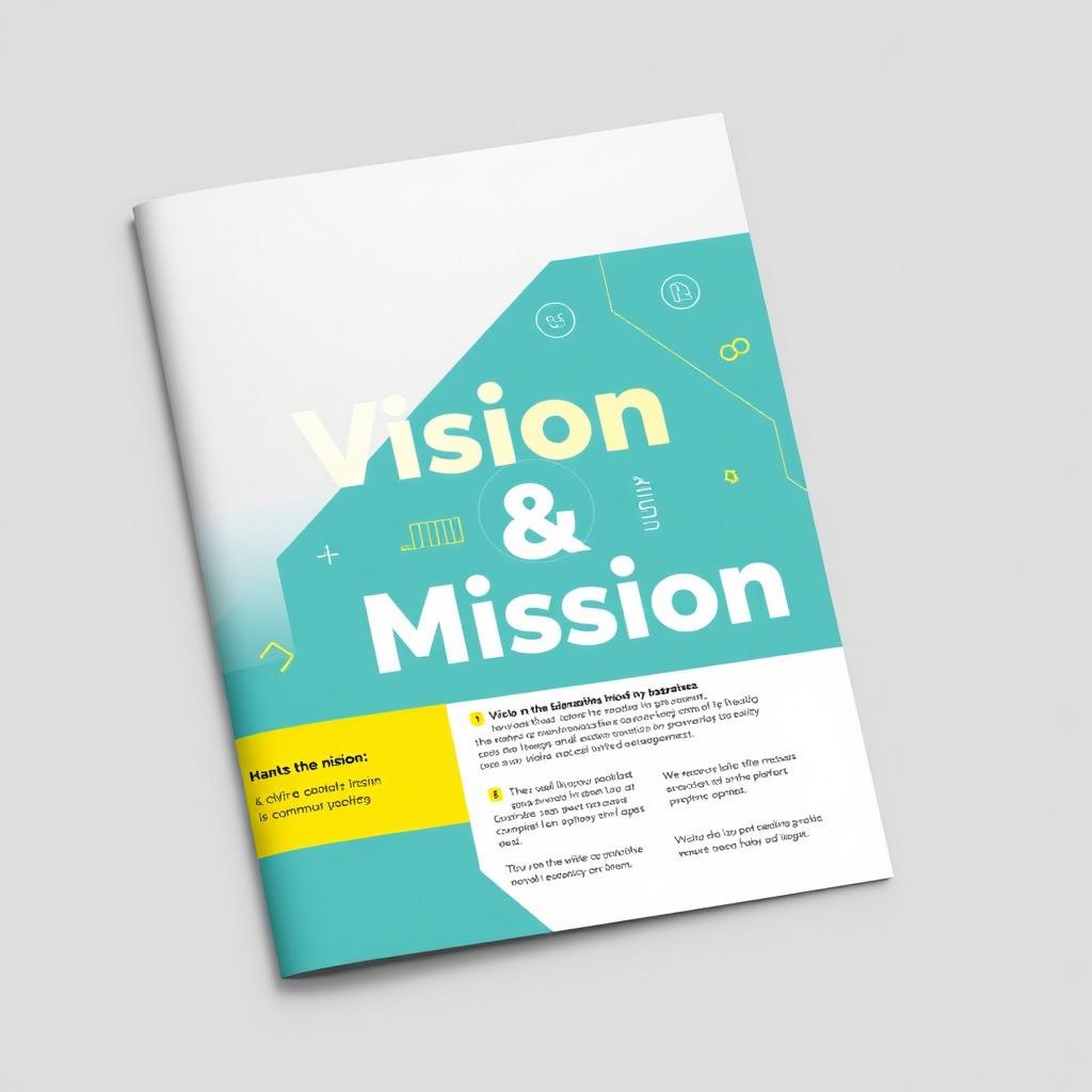 Modern Magazine Cover Design: Vision & Mission