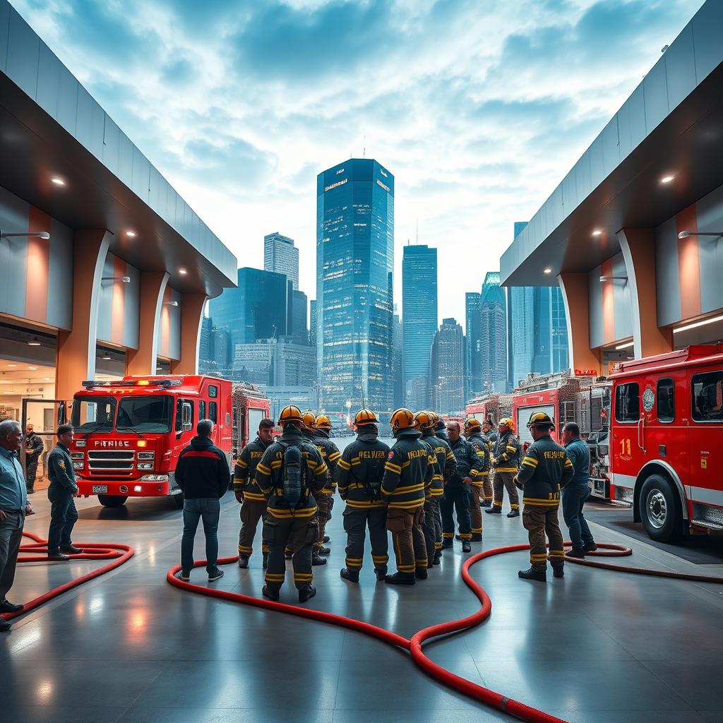 Urban Fire Station: A Modern Marvel