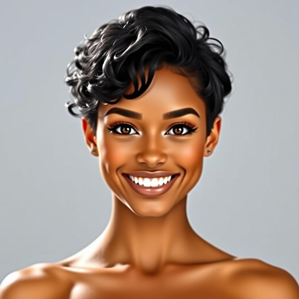 A medium height individual with a balanced and graceful appearance