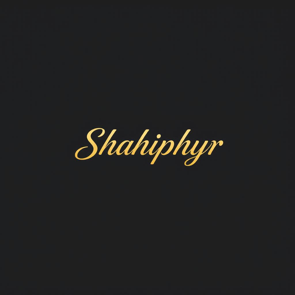 Shahiphyr - Modern & Sleek Logo Design