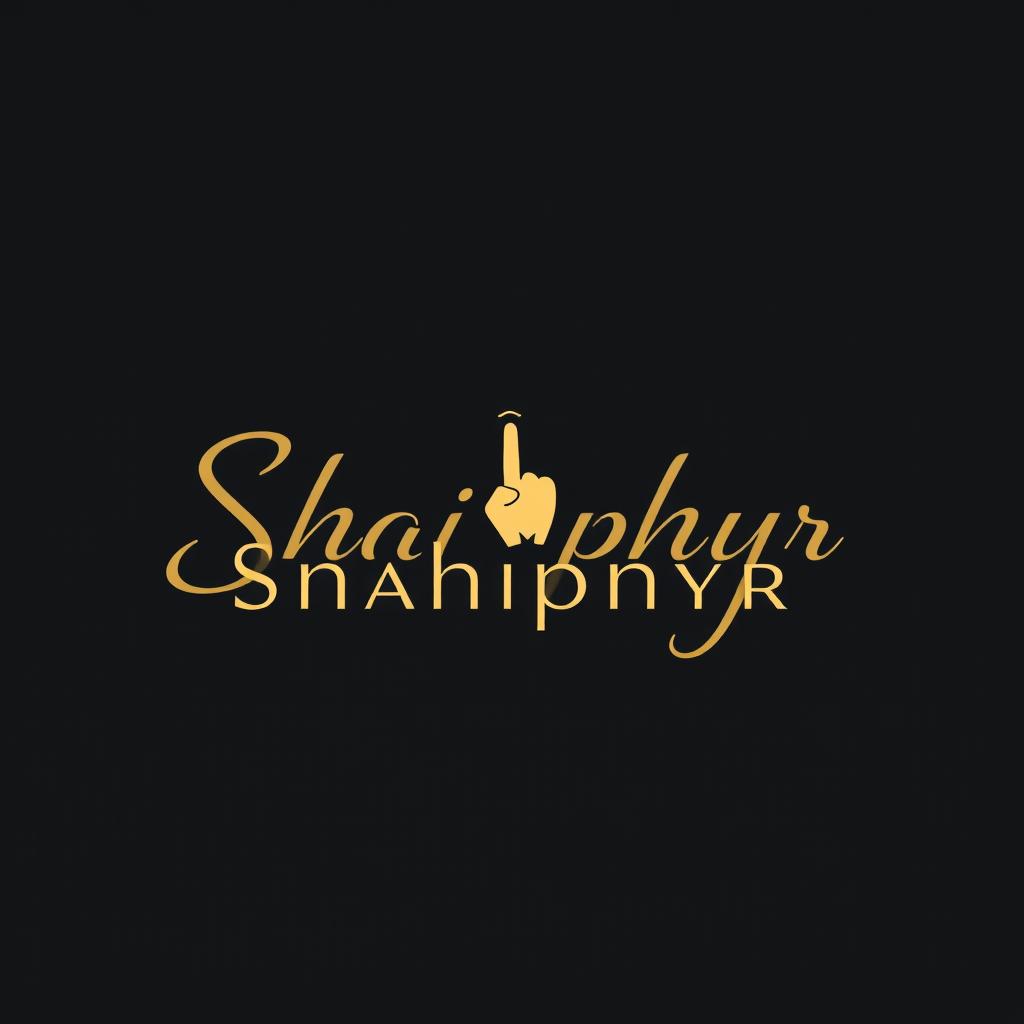 Design a modern and sleek logo for 'Shahiphyr', an investment company that symbolizes secrecy, inspired by the word 'cipher'