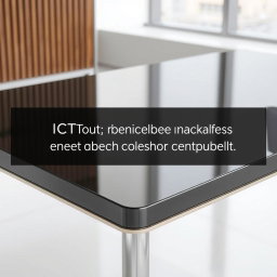 Transform Your Workspace: Straightened ICT Table