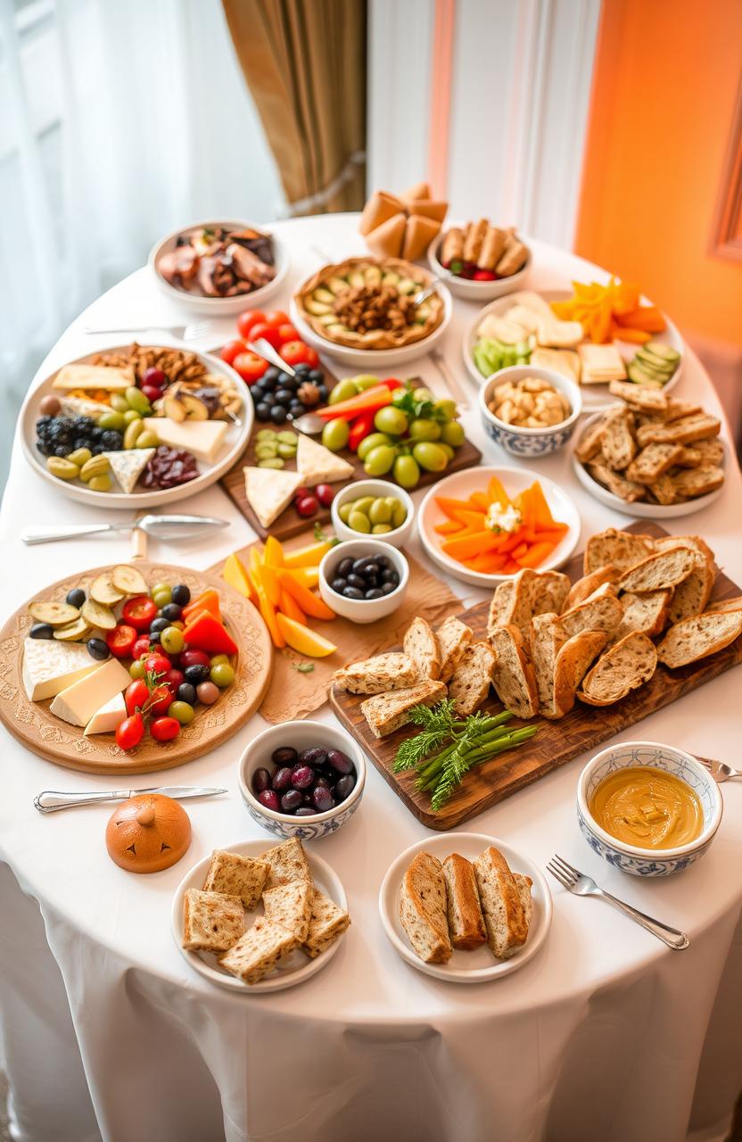 Indulge in Gourmet Delights | Exquisite Appetizer Table