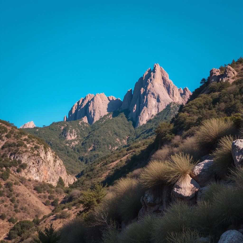 Majestic Mountain Range: Nature's Masterpiece