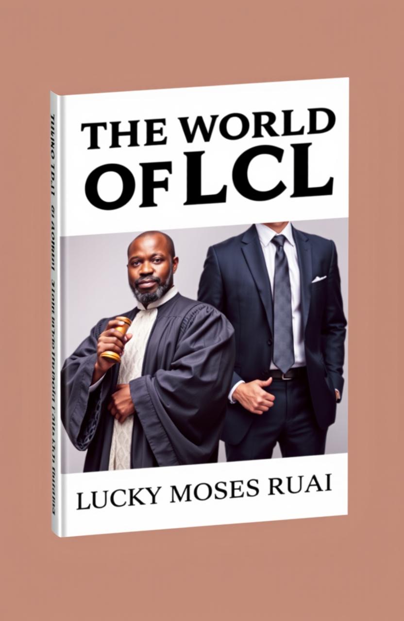 A book cover design featuring the title 'THE WORLD OF LCL' prominently displayed at the top in bold, modern typography