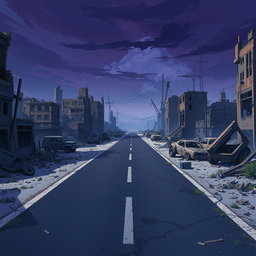 A post-apocalyptic landscape inspired by the animation 'Arcane', rendered in a realistic art style