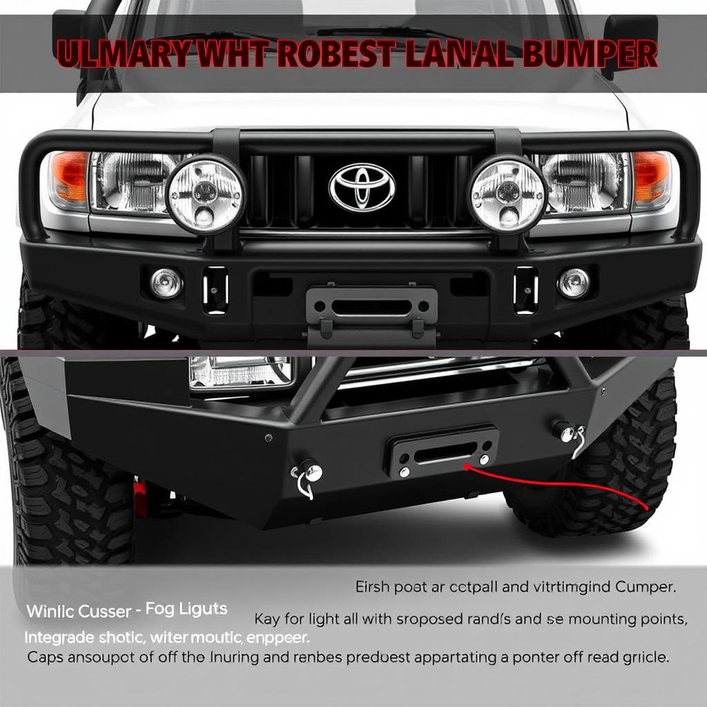 Searching for a compatible bumper for the 2007 Toyota Land Cruiser J200