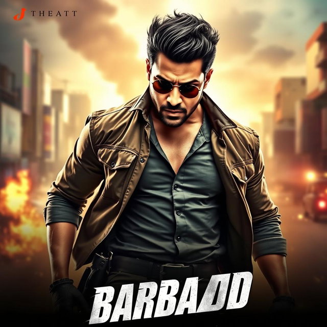 Barbaad | Intense Movie Poster Featuring Shakib Khan