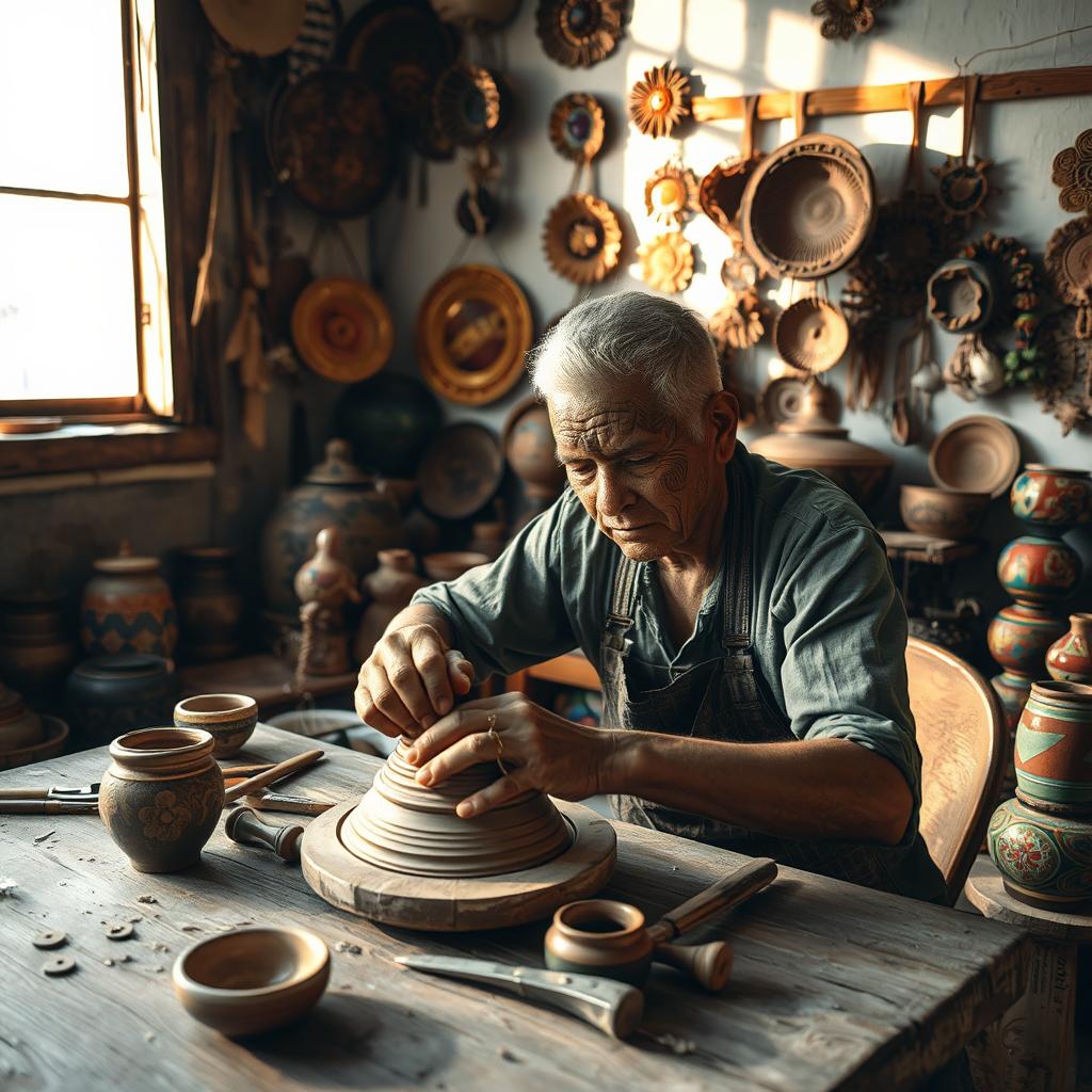 Crafting Brilliance: The Artisan's Focus