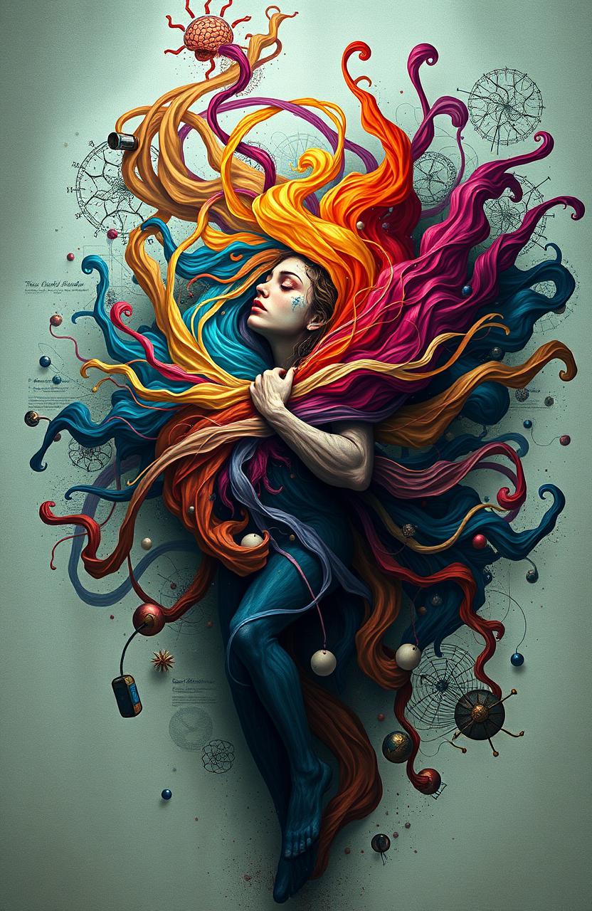 An artistic representation of the theme "O VÍCIO DO QUERER", which translates to "The Addiction of Wanting" in English