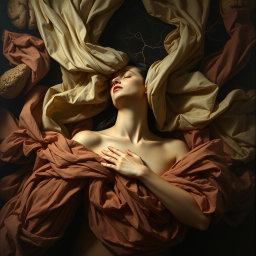 A classic style artwork titled "O VÍCIO DO QUERER" (The Addiction of Wanting), inspired by scientific studies on desire and addiction
