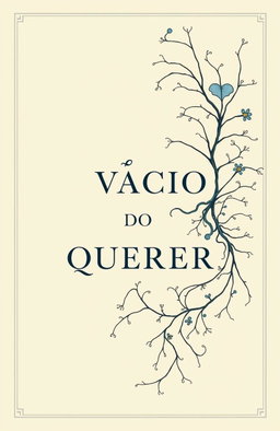 A classic style book cover for 'O VÍCIO DO QUERER', blending elements of vintage design with intricate scientific motifs