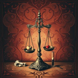 A classic style book cover depicting scientific studies focused on desire and its potential for addiction