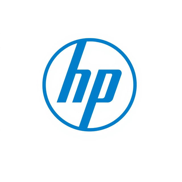 Sleek HP Logo Design