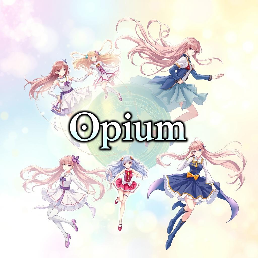A visually striking cover photo featuring the word 'Opium' prominently displayed in the center