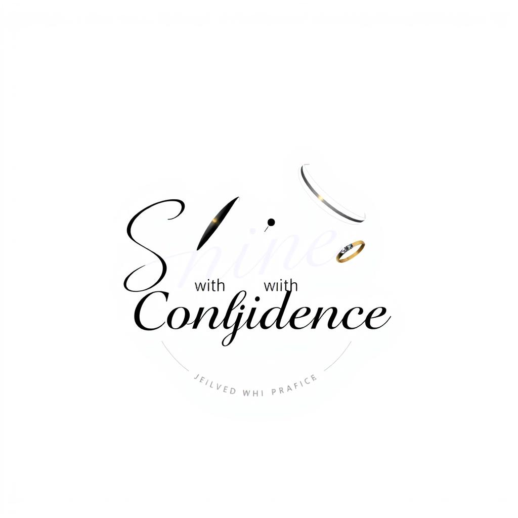 A modern and elegant logo design for an accessory store, incorporating elements such as bracelets, rings, and chains