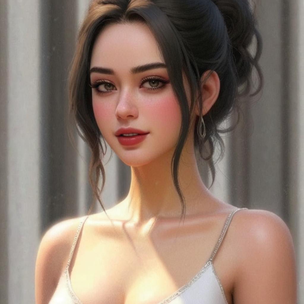 Elegance Redefined: Glamorous Woman in Tiara