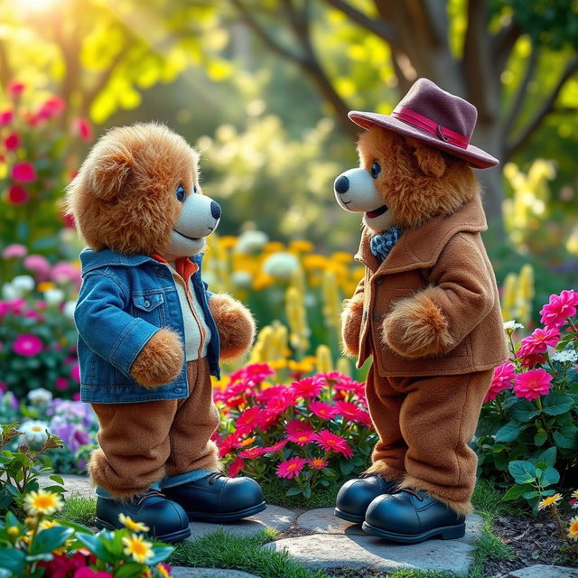 Teddy Bear Puppets Delight in the Park