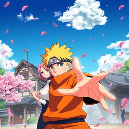 A highly detailed illustration featuring characters from Naruto Shippuden