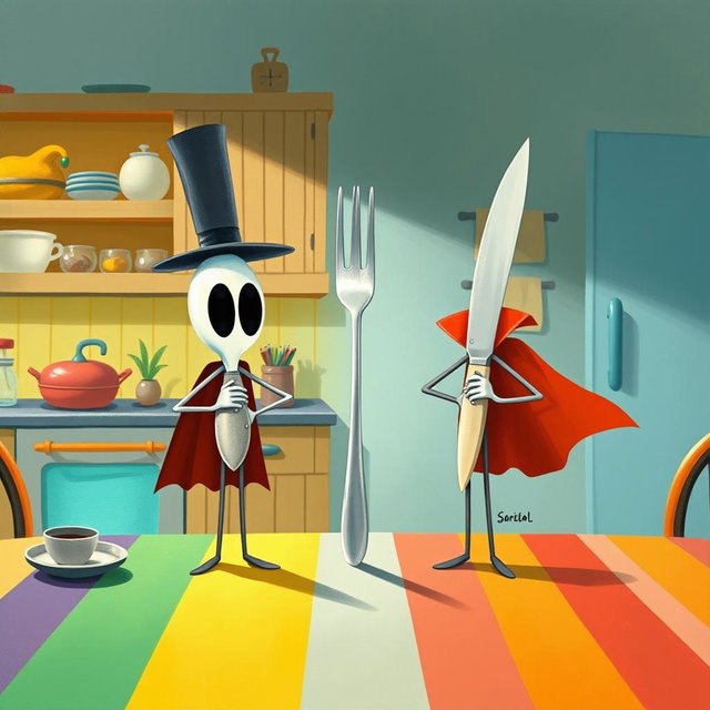 In a fairytale kitchen, Mr