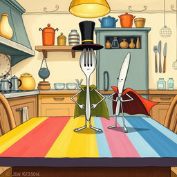 In a fairytale kitchen, Mr