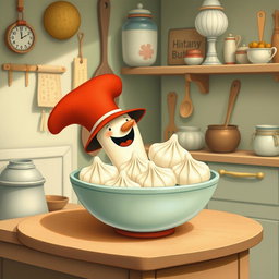 In a whimsical fairy tale kitchen, Mr