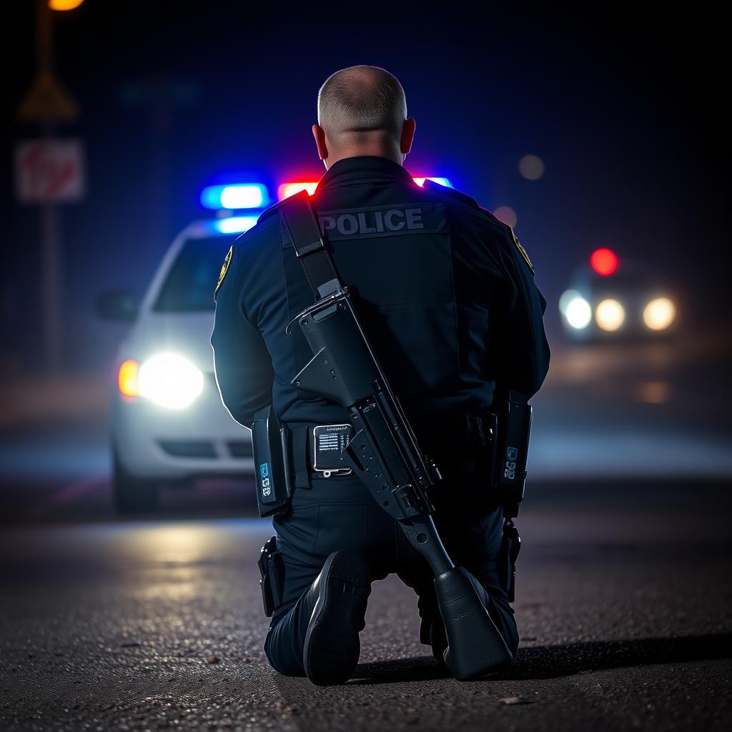 A Glimpse of Resilience: Tactical Officer Surrendering