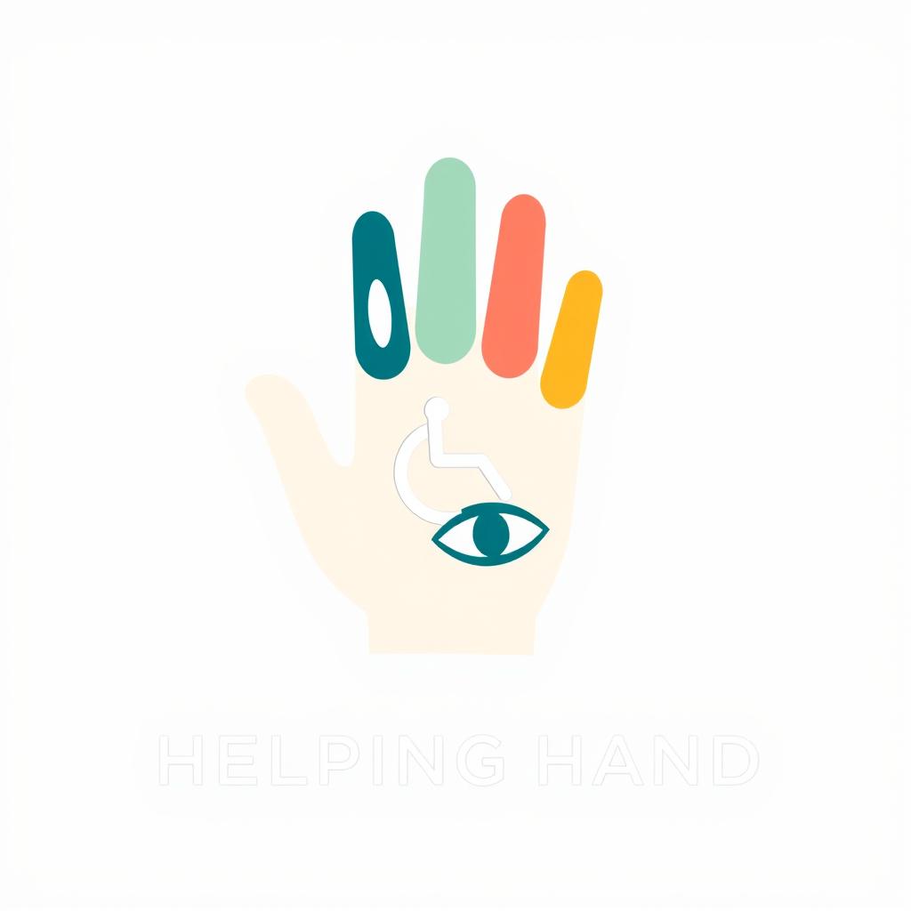 Helping Hand Logo Design: Inclusivity at Its Best
