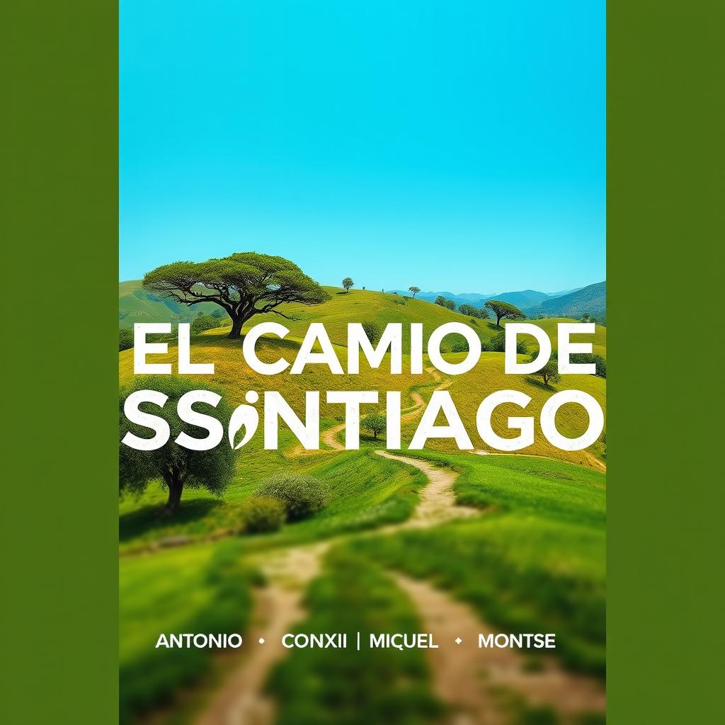 A realistic movie poster design for 'El Camino de Santiago'