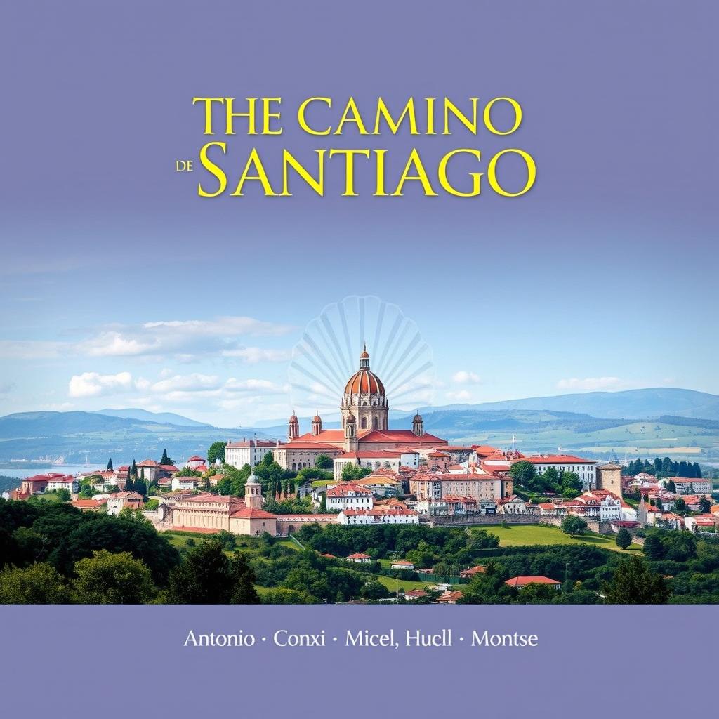 A realistic and high-quality vertical movie poster for 'The Camino de Santiago'
