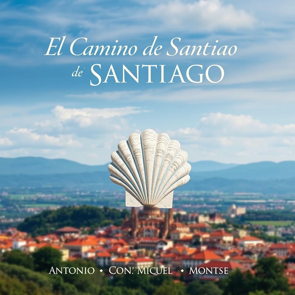 A realistic film poster for 'El Camino de Santiago'