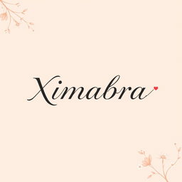 A stylish and elegant banner for a women's clothing store featuring the word 'Ximabra' prominently displayed in an attractive font