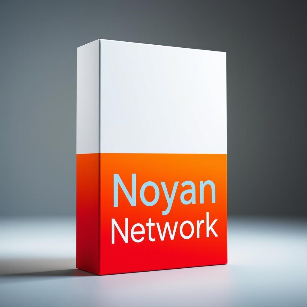 A software box standing upright, featuring a modern design