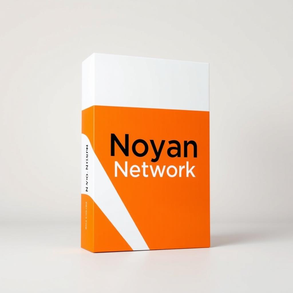 A standing software box with a modern design