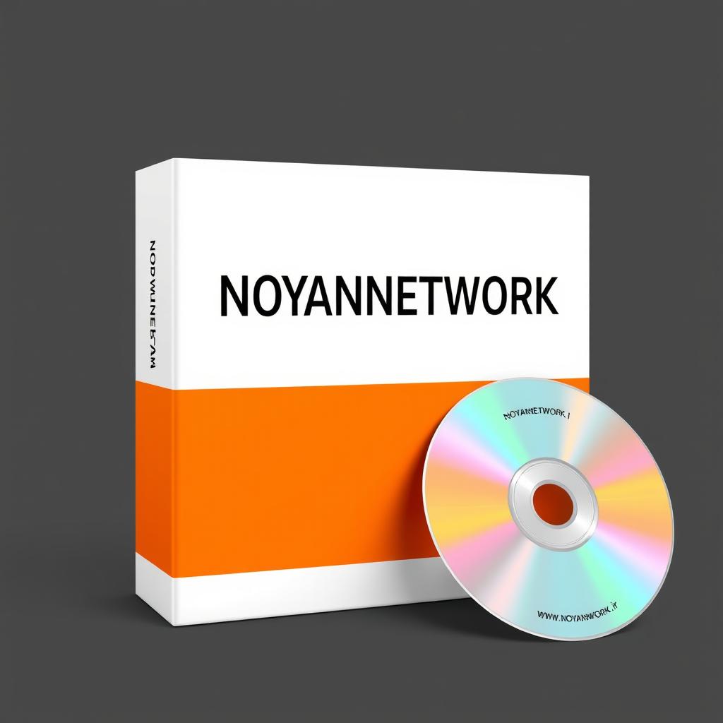 A rectangular box representing accounting software, with the bottom half colored in bright orange and the top half in pristine white